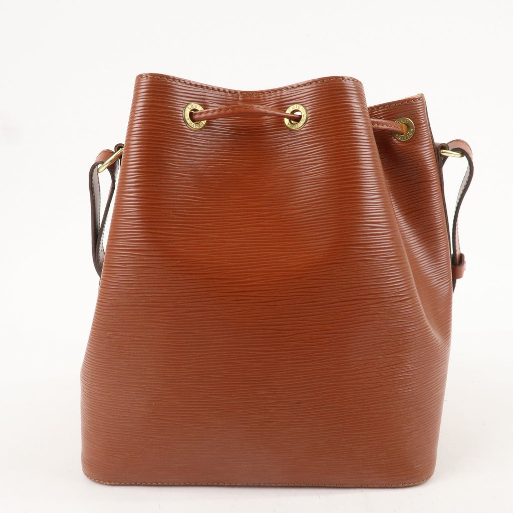 Louis Vuitton Epi Petit Noe Shoulder Bag Kenya Brown M44103