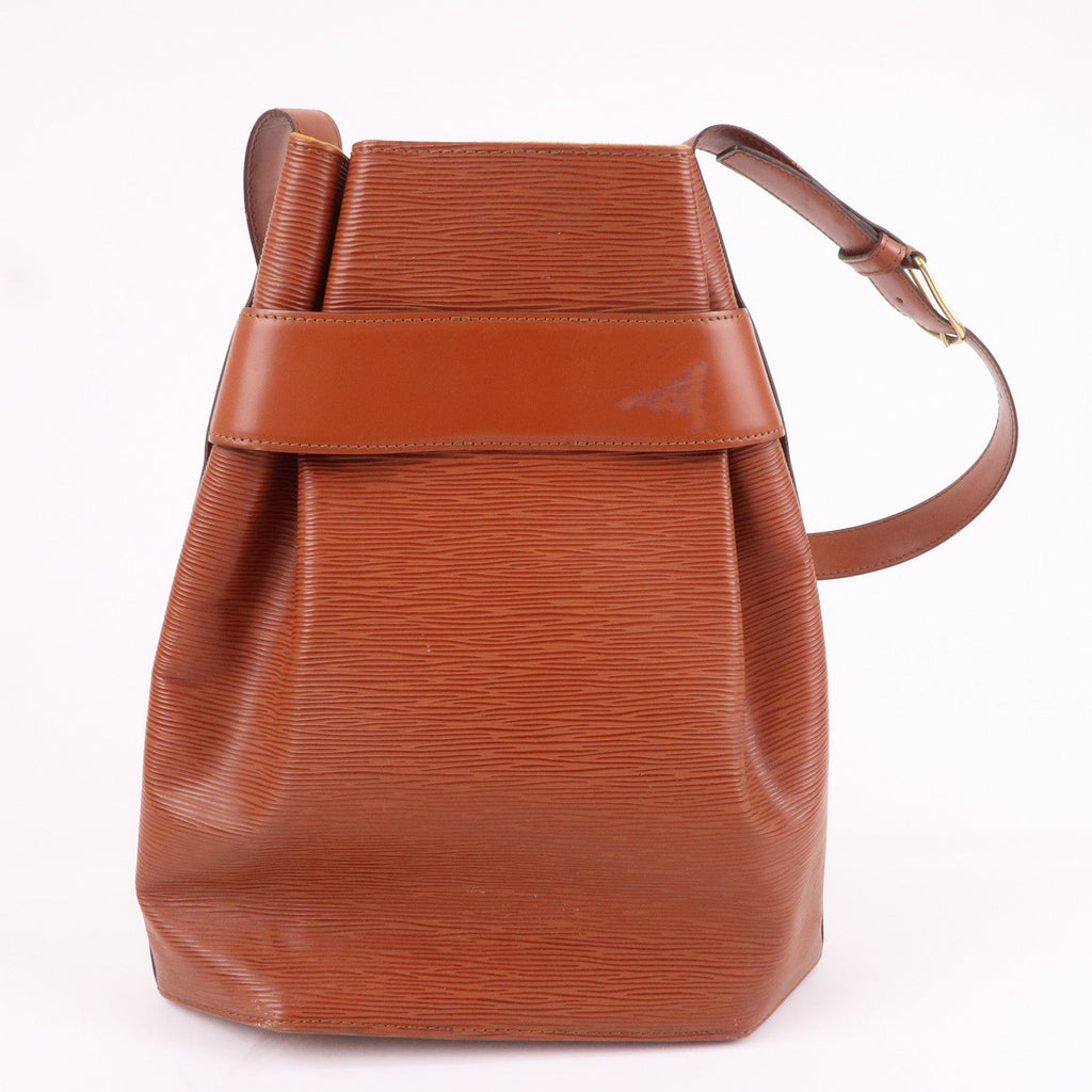 Louis Vuitton Epi Sac D'epaule GM Bucket Bag Kenya Brown M80193