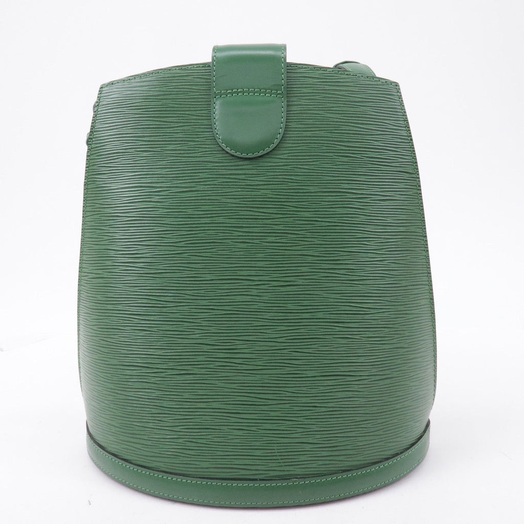 Louis Vuitton Epi Cluny Shoulder Bag Borneo Green M52254