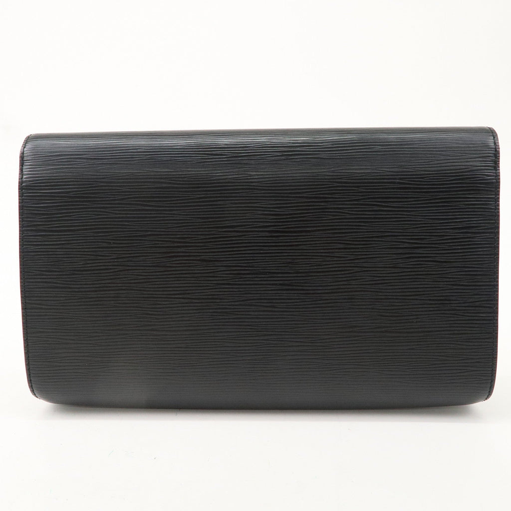 Louis Vuitton Epi Chaillot Clutch Bag Black M52542