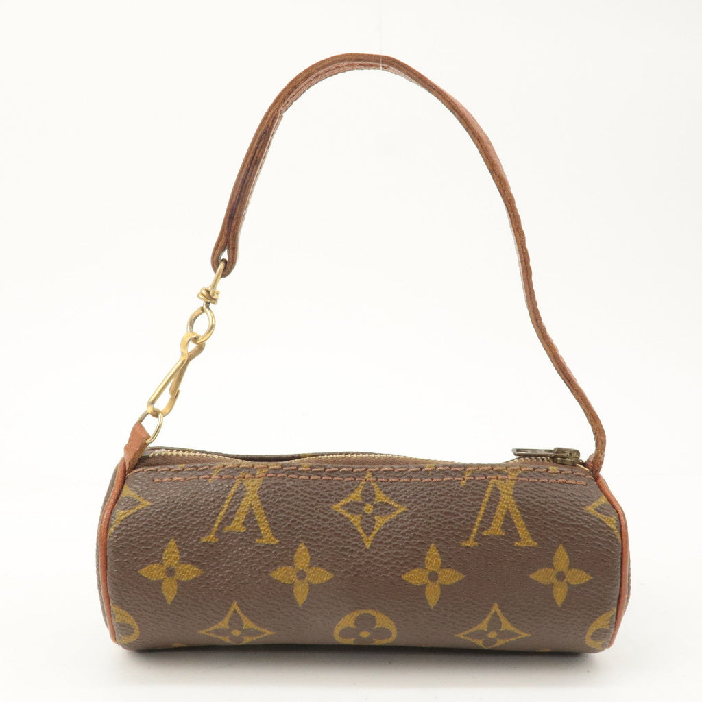 Louis Vuitton Monogram Pouch for Papillon Bag Brown Old Style