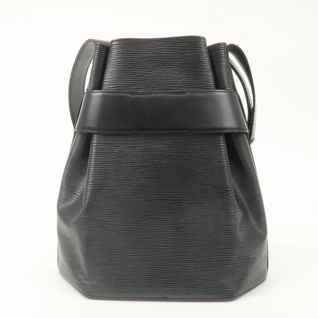 Louis Vuitton Epi Sac D'epaule PM Bucket Bag Noir Black M80157