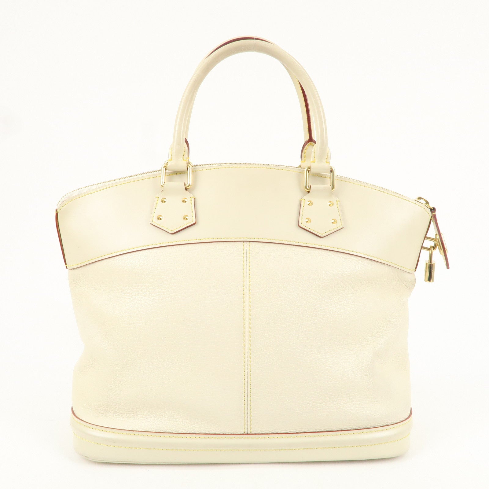 Louis Vuitton Suhali Lock It Hand Bag Tote Bag Blanc M91874