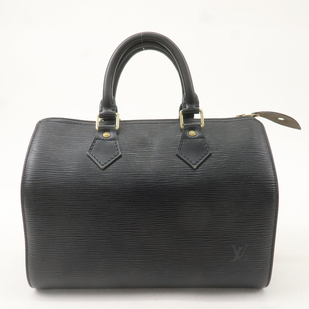 Louis Vuitton Epi Speedy 25 Boston Bag Hand Bag Noir Black M43012