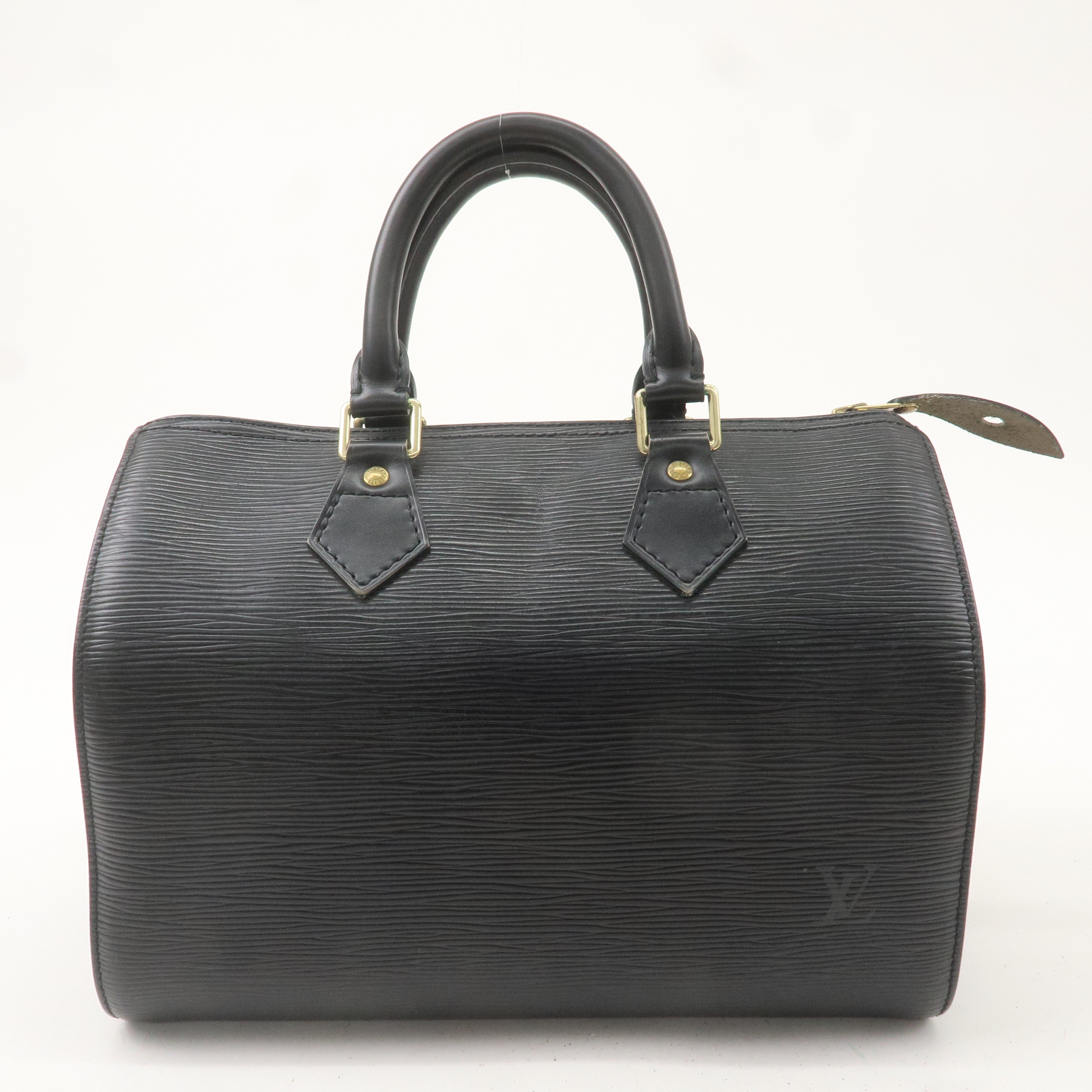 Louis Vuitton Epi Speedy 25 Boston Bag Hand Bag Noir Black M43012