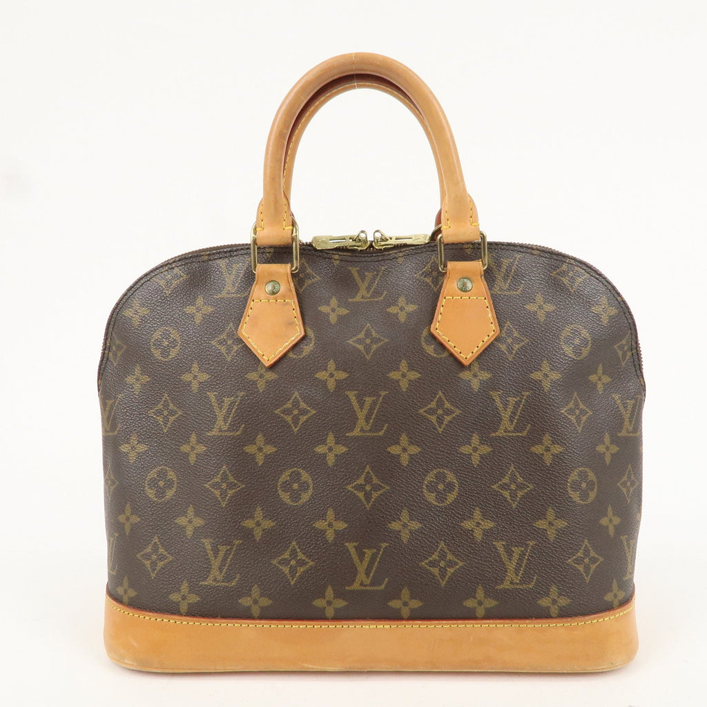 Louis Vuitton Monogram Alma Hand Bag Brown M51130