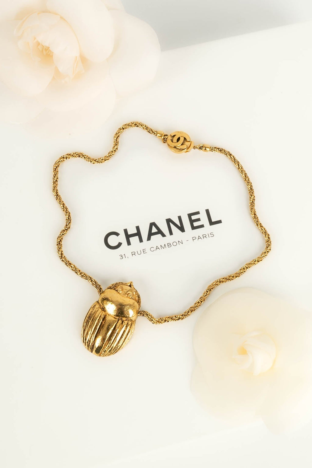 Collier "Scarab��e" Chanel
