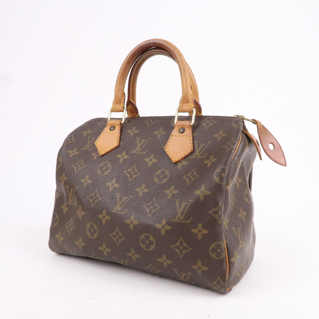 Louis Vuitton Monogram Speedy 25 Hand Bag Boston Bag M41528