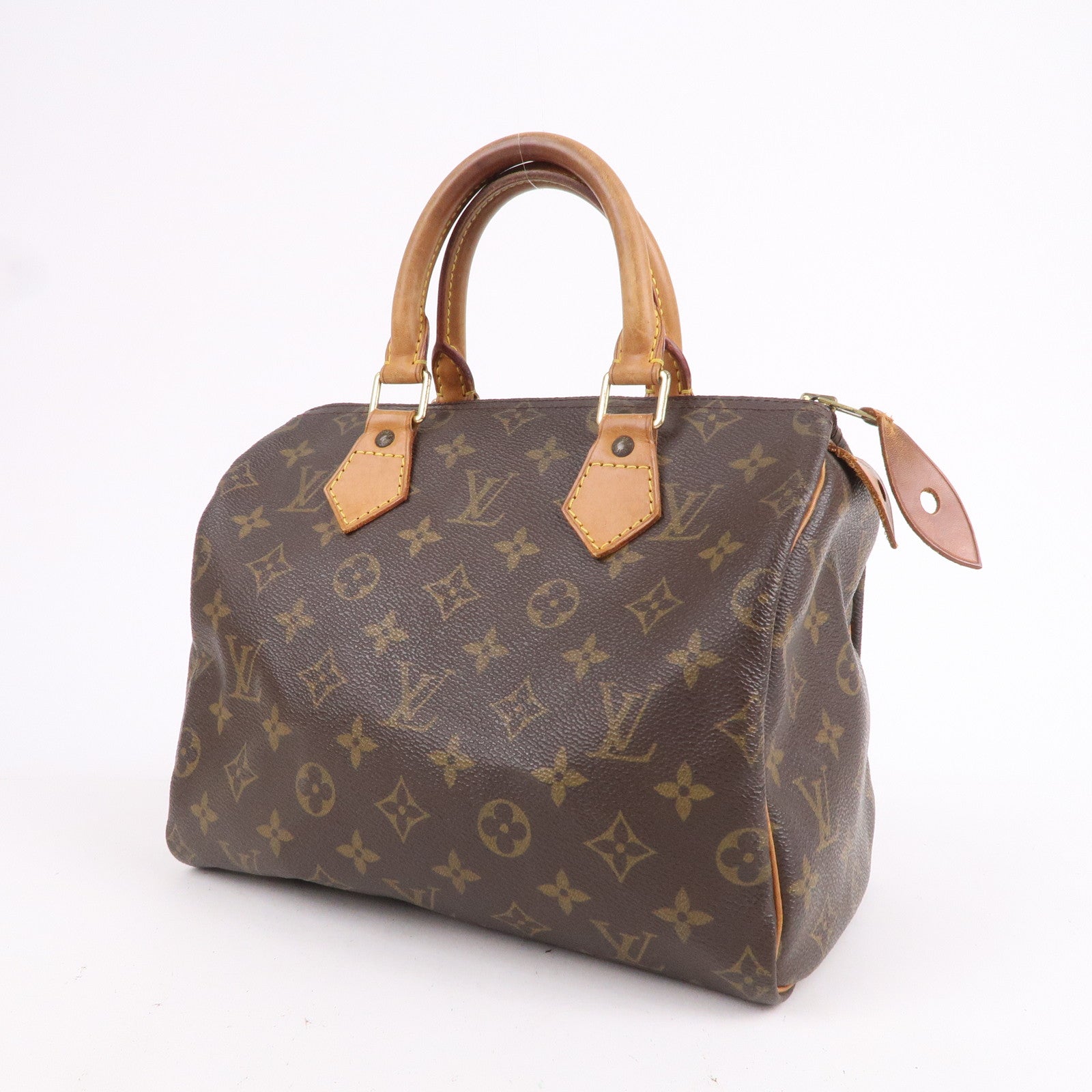 Louis Vuitton Monogram Speedy 25 Hand Bag Boston Bag M41528