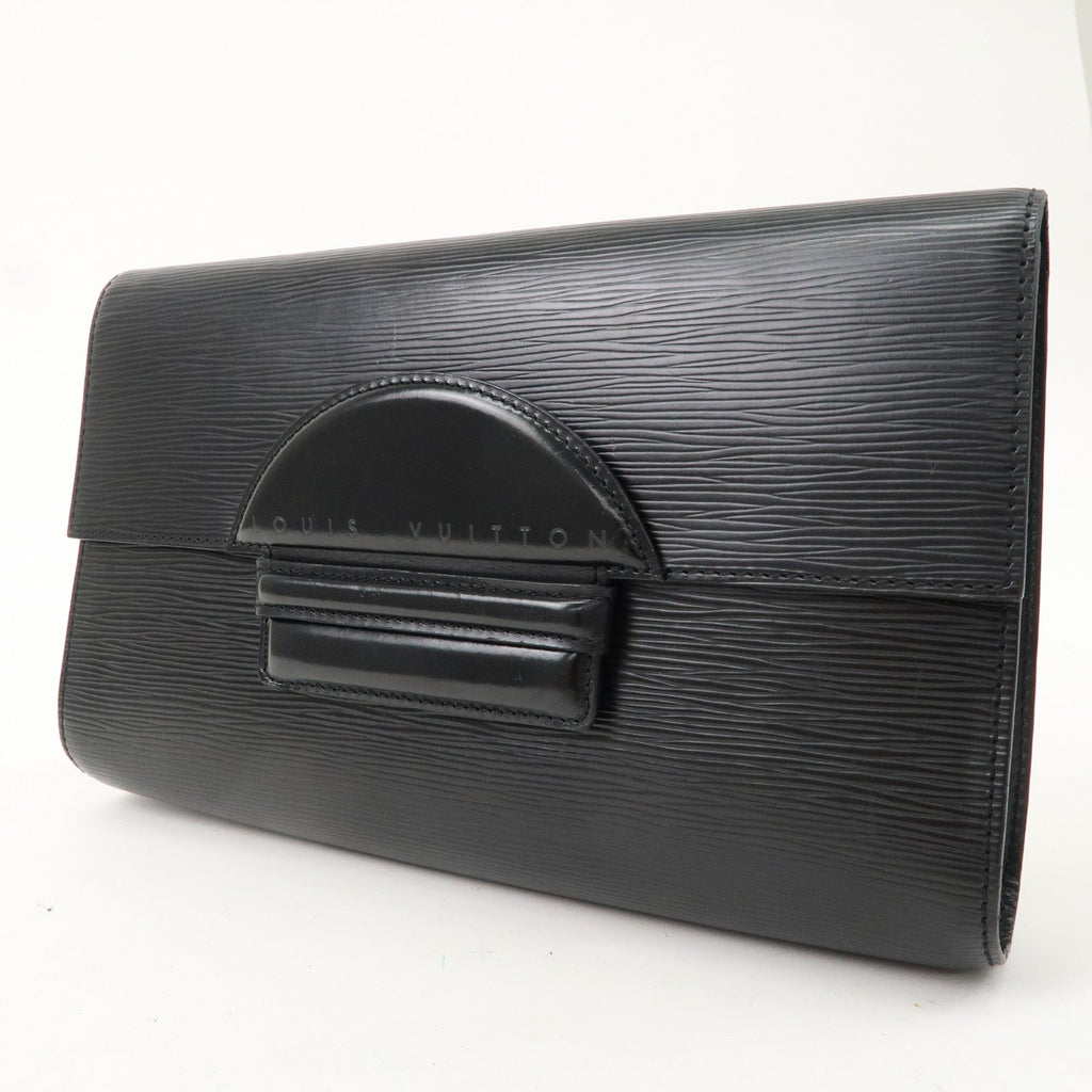 Louis Vuitton Epi Chaillot Clutch Bag Black M52542