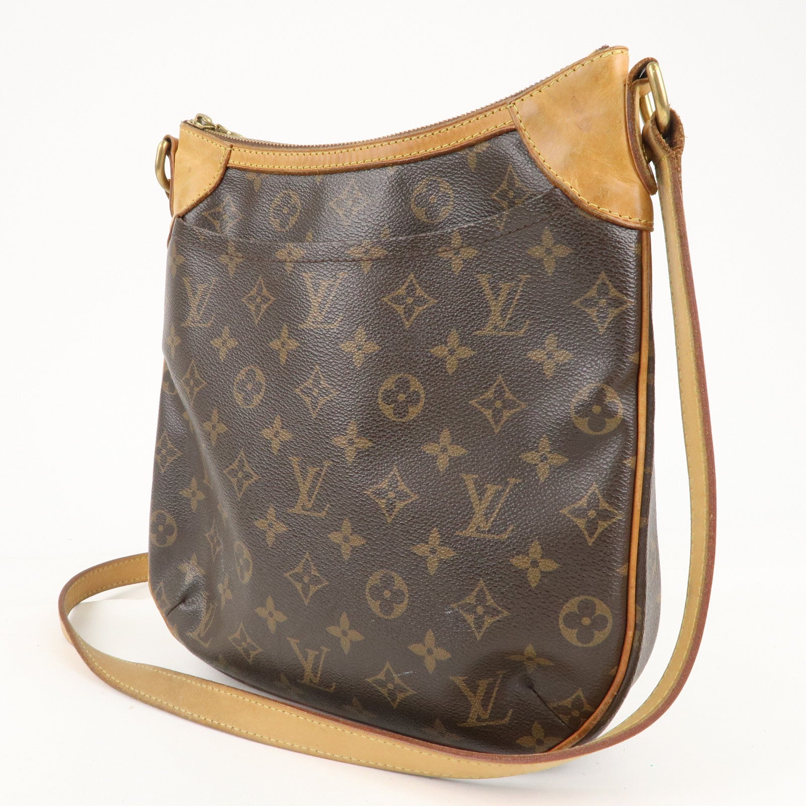 Louis Vuitton Monogram Odeon PM Shoulder Bag Brown M56390