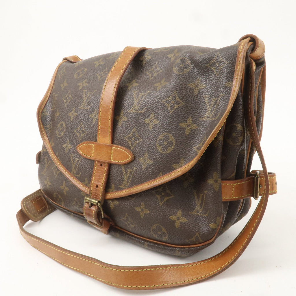 Louis Vuitton Monogram Saumur 30 Shoulder Bag Brown M42256
