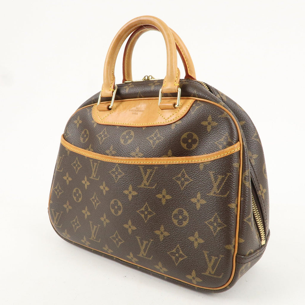 Louis Vuitton Monogram Trouville Hand Bag Brown M42228