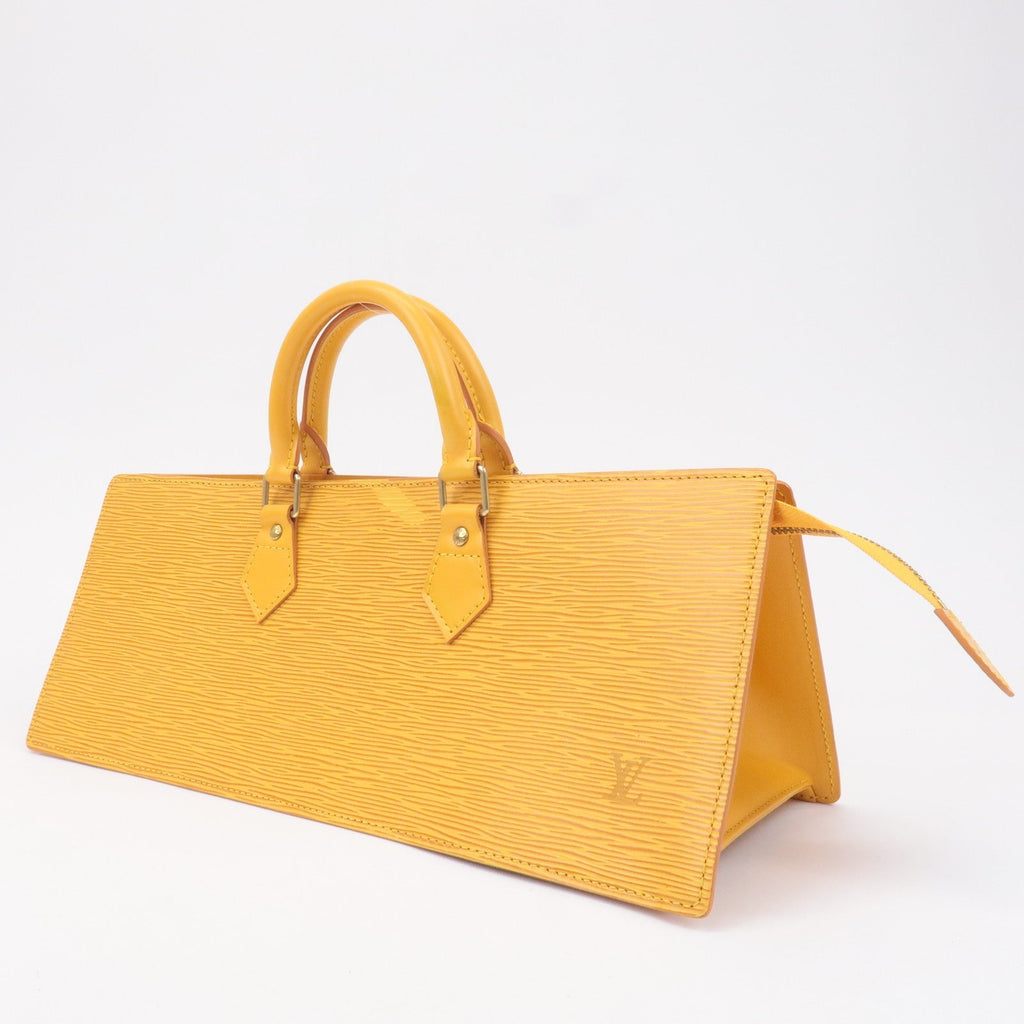 Louis Vuitton Epi Sac Triangle Hand Bag Tassili Yellow M52099