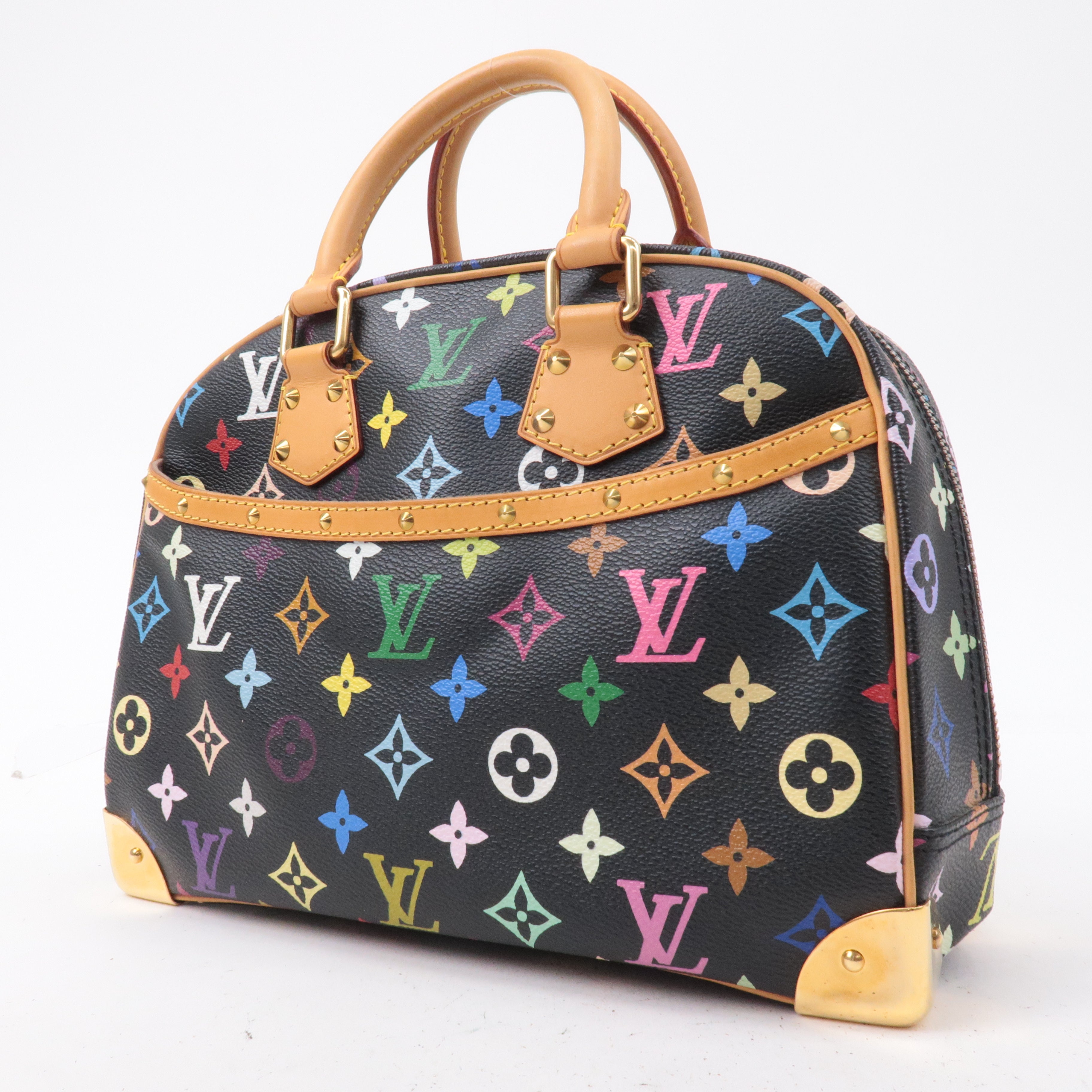 Louis Vuitton Monogram Multi Color Trouville Hand Bag M92662