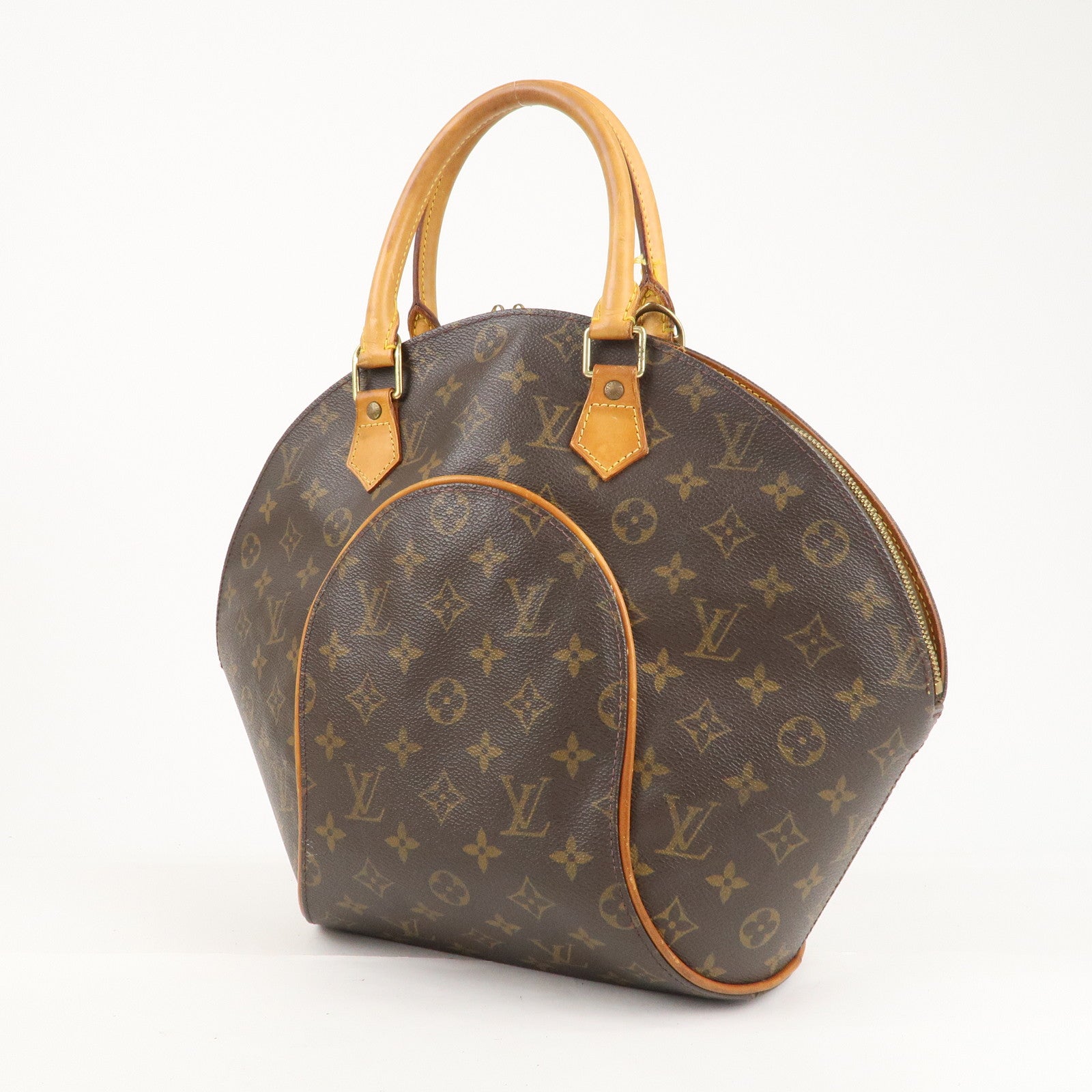 Louis Vuitton Monogram Ellipse MM Hand Bag Brown M51126