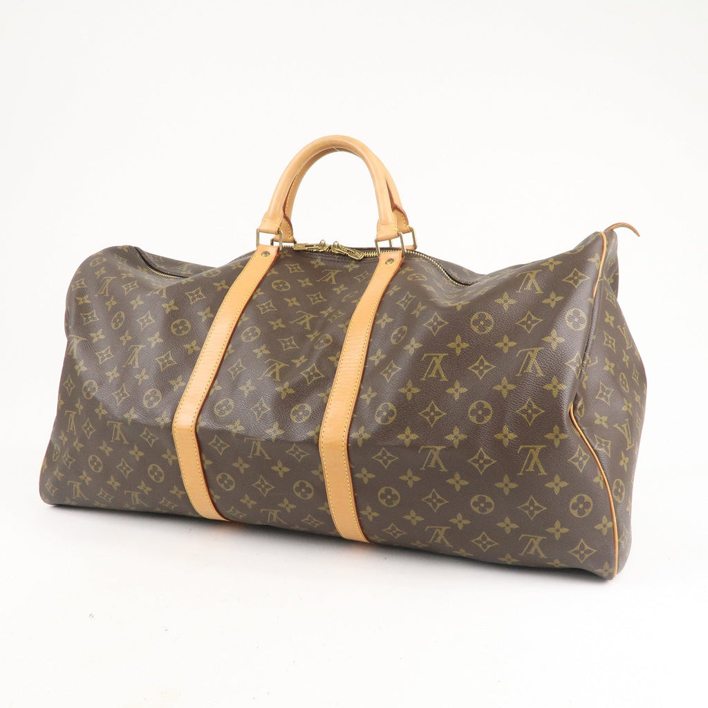 Louis Vuitton Monogram Keep All 60 Boston Bag Brown M41422