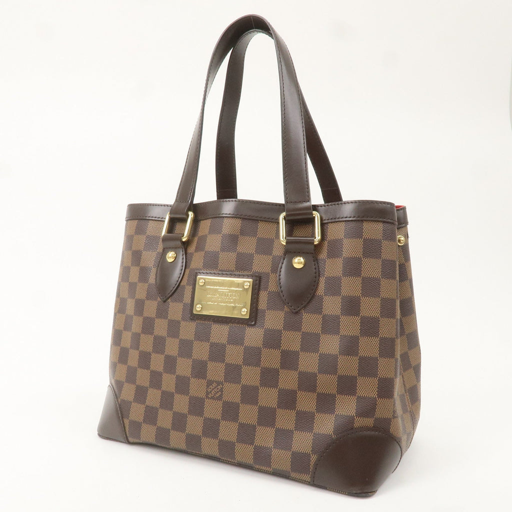 Louis Vuitton Damier Ebene Hampstead PM Hand Bag Brown N51205
