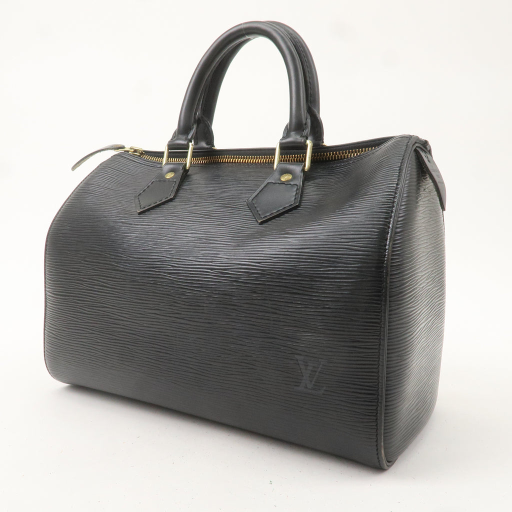 Louis Vuitton Epi Speedy 25 Boston Bag Hand Bag Noir Black M43012