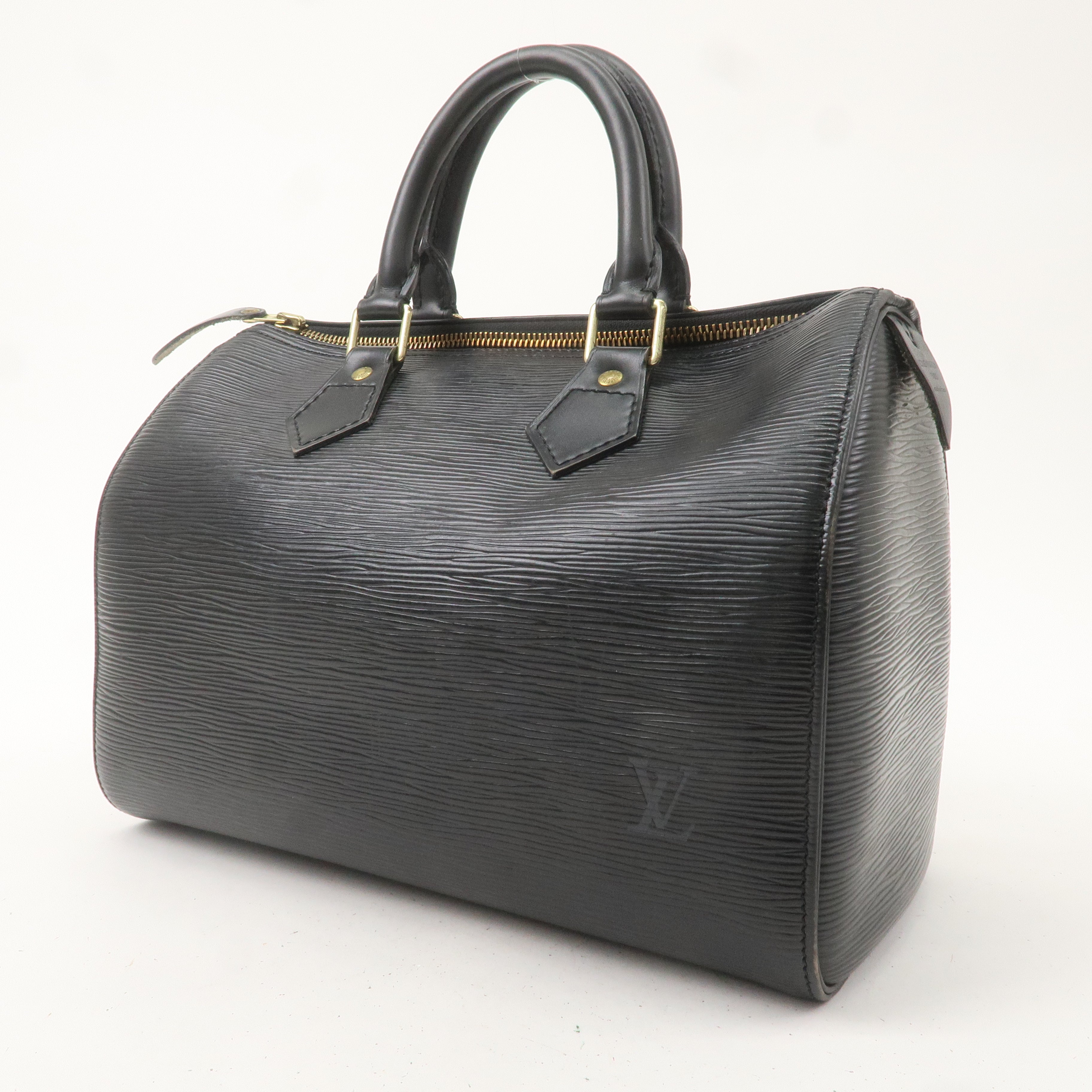 Louis Vuitton Epi Speedy 25 Boston Bag Hand Bag Noir Black M43012