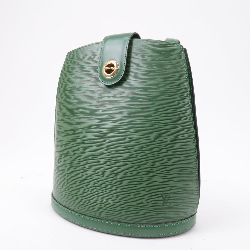 Louis Vuitton Epi Cluny Shoulder Bag Borneo Green M52254