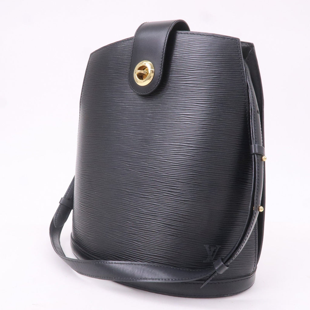 Louis Vuitton Epi Cluny Shoulder Bag Black Noir M52252