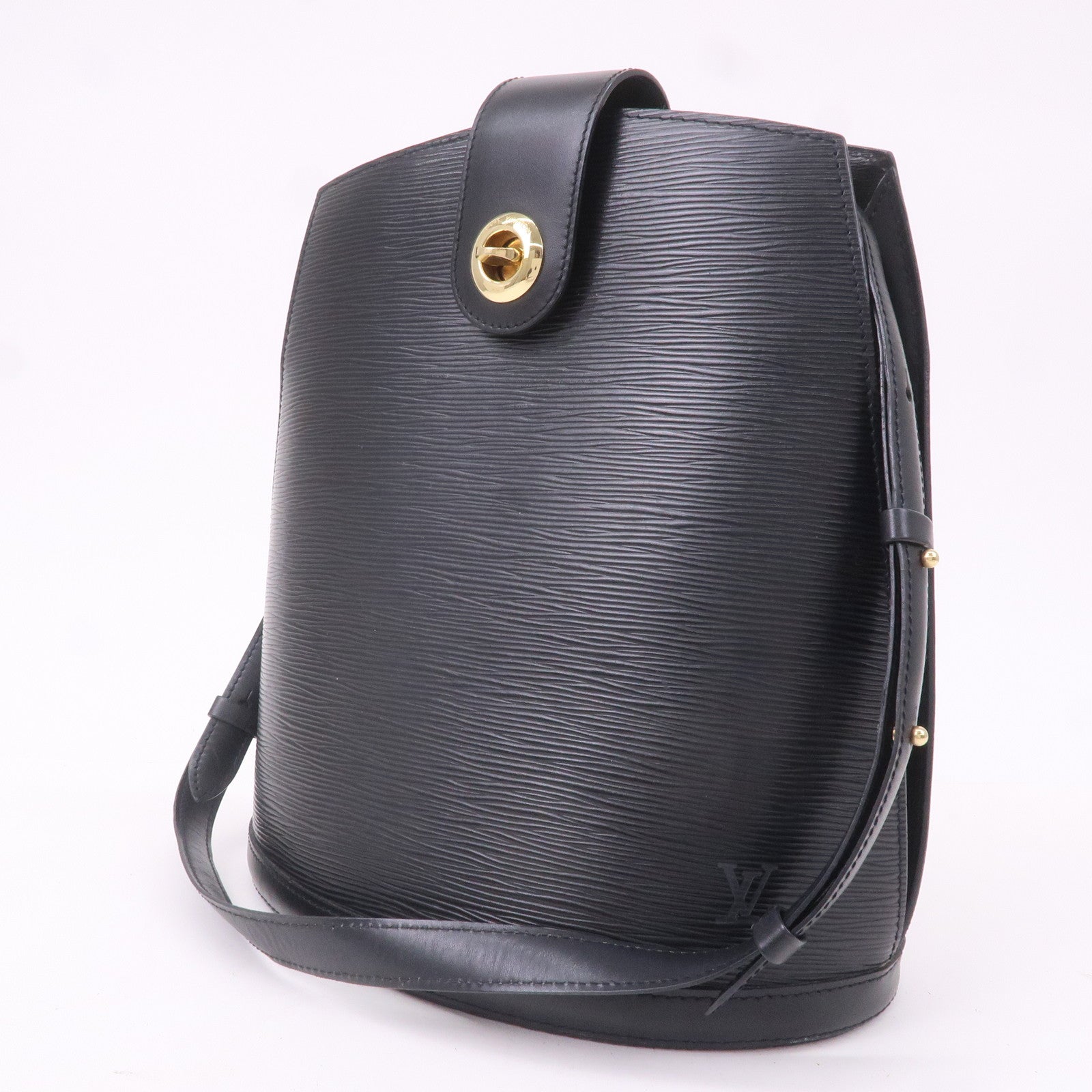 Louis Vuitton Epi Cluny Shoulder Bag Black Noir M52252