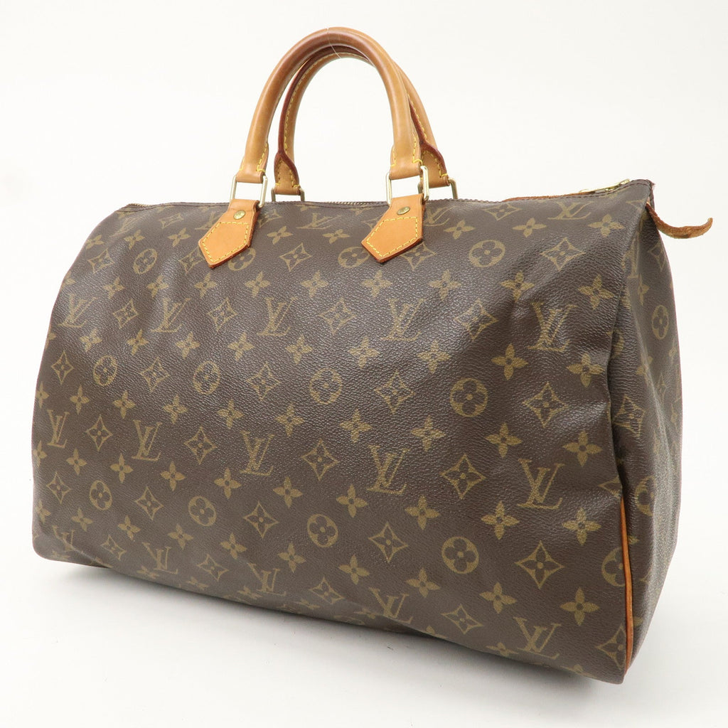 Louis Vuitton Monogram Speedy 40 Hand Bag Boston Bag M41522