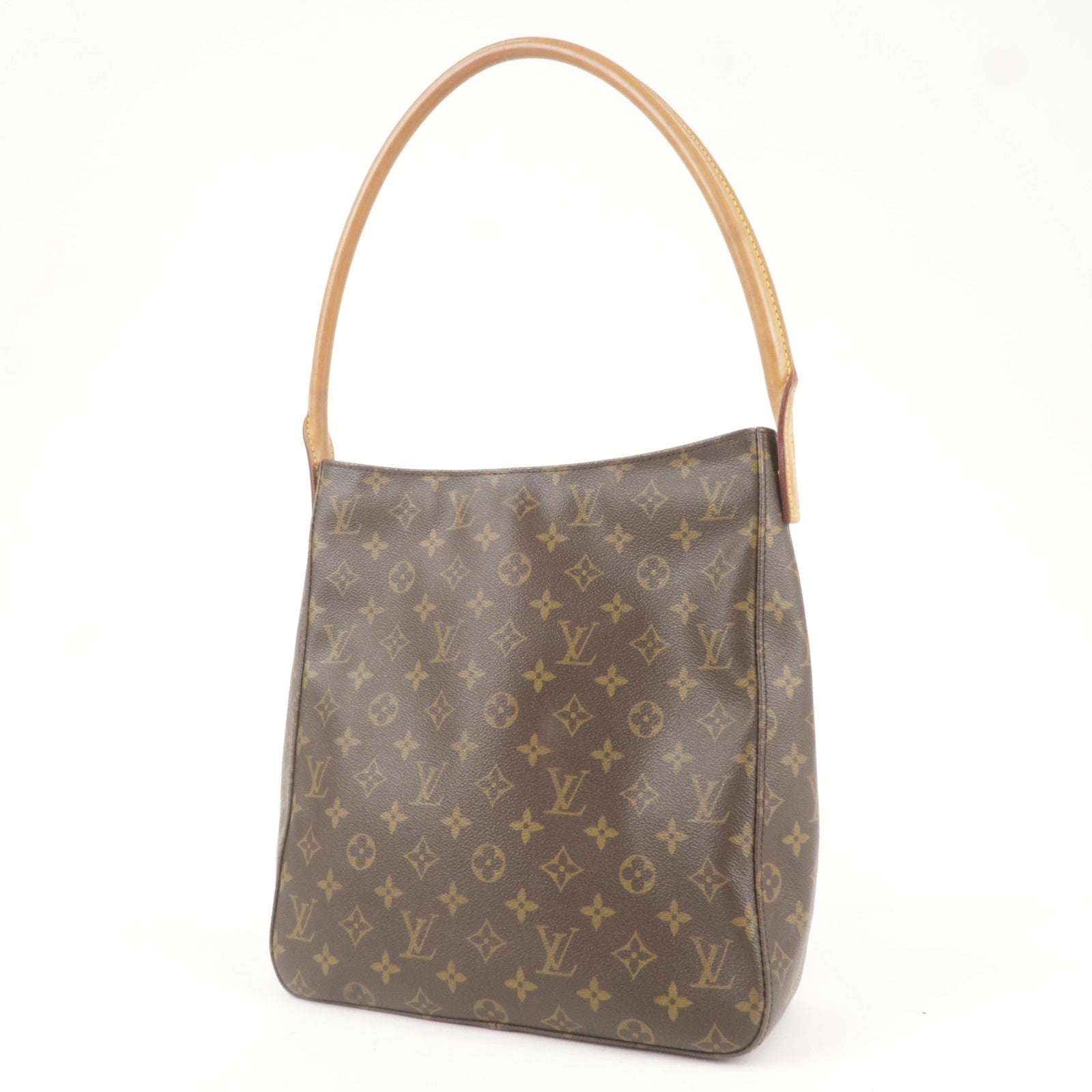 Louis Vuitton Monogram Looping GM Shoulder Bag Brown M51145