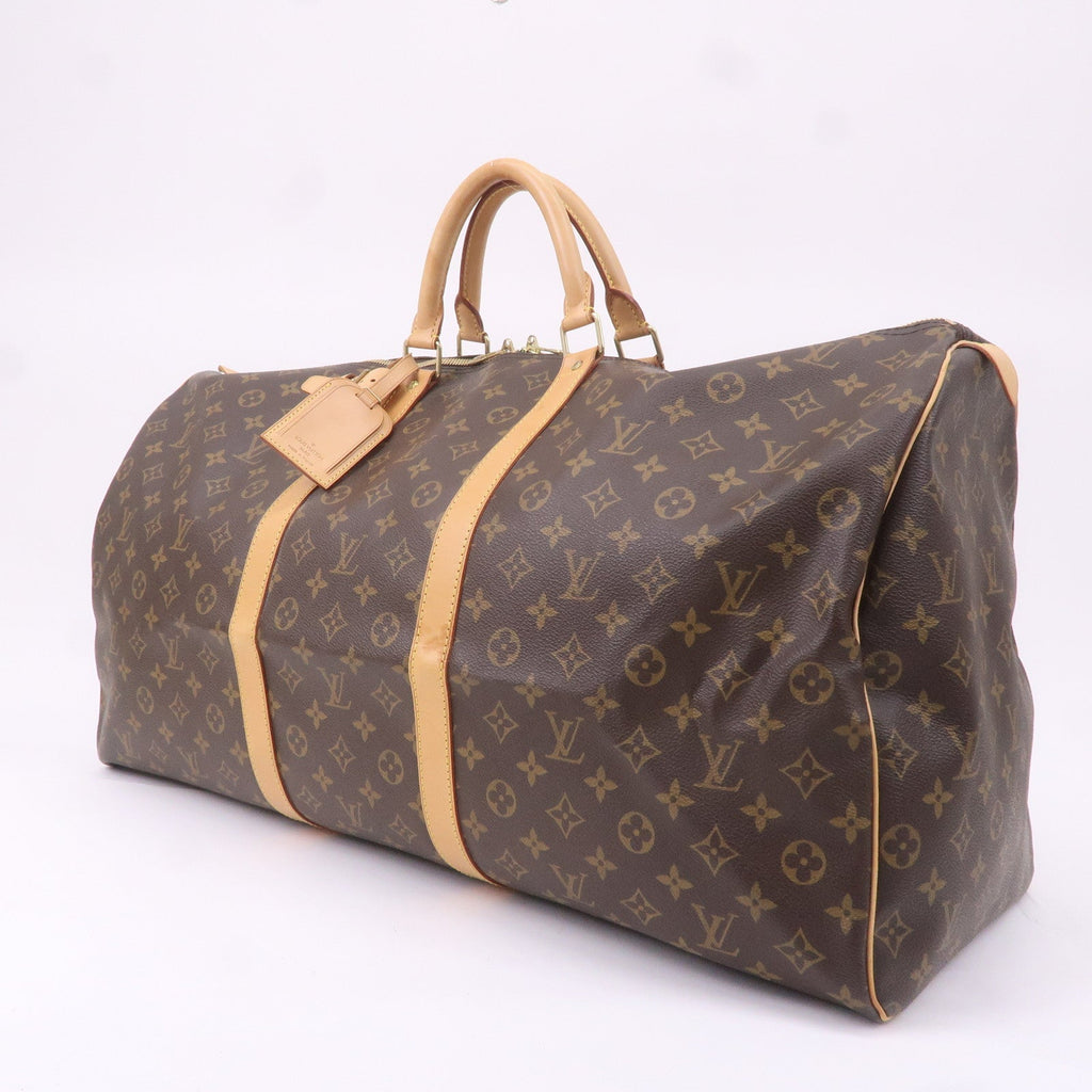 Louis Vuitton Monogram Keep All 60 Boston Bag Brown M41422