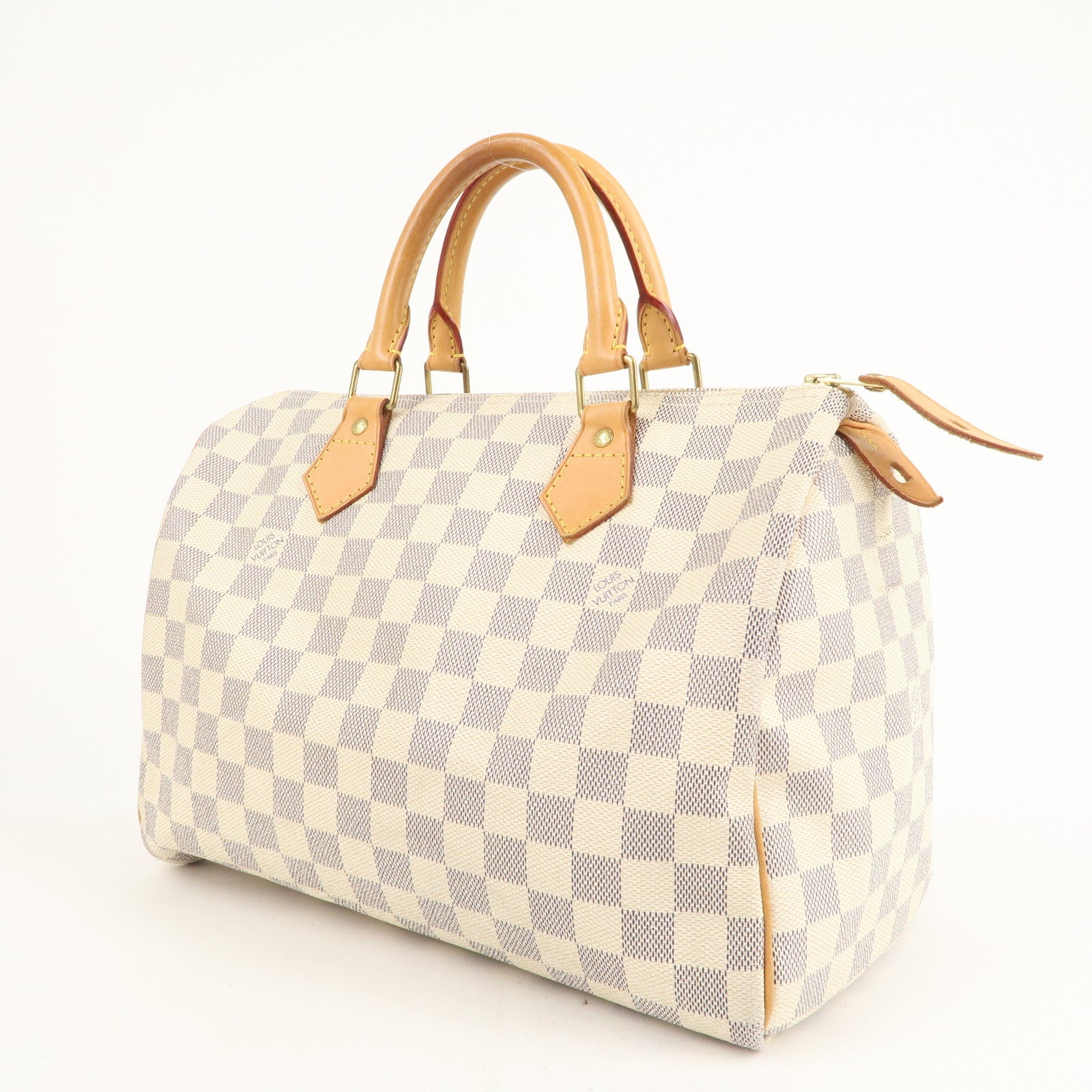 Louis Vuitton Damier Azur Speedy 30 Boston Hand Bag N41533