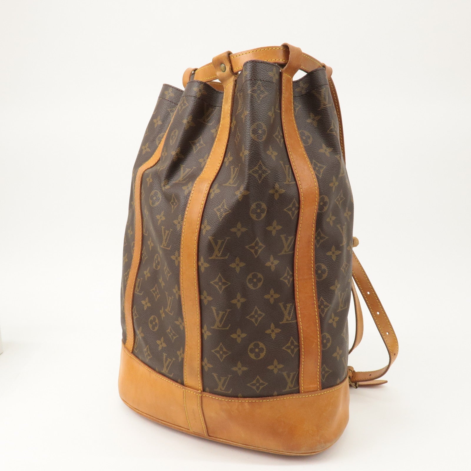 Louis Vuitton Monogram Randonnee GM Laundry Bag Brown M42244