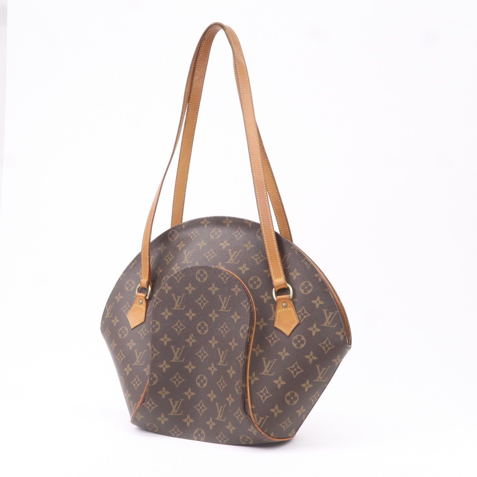 Louis Vuitton Monogram Ellipse Shopping Shoulder Bag Brown M51128
