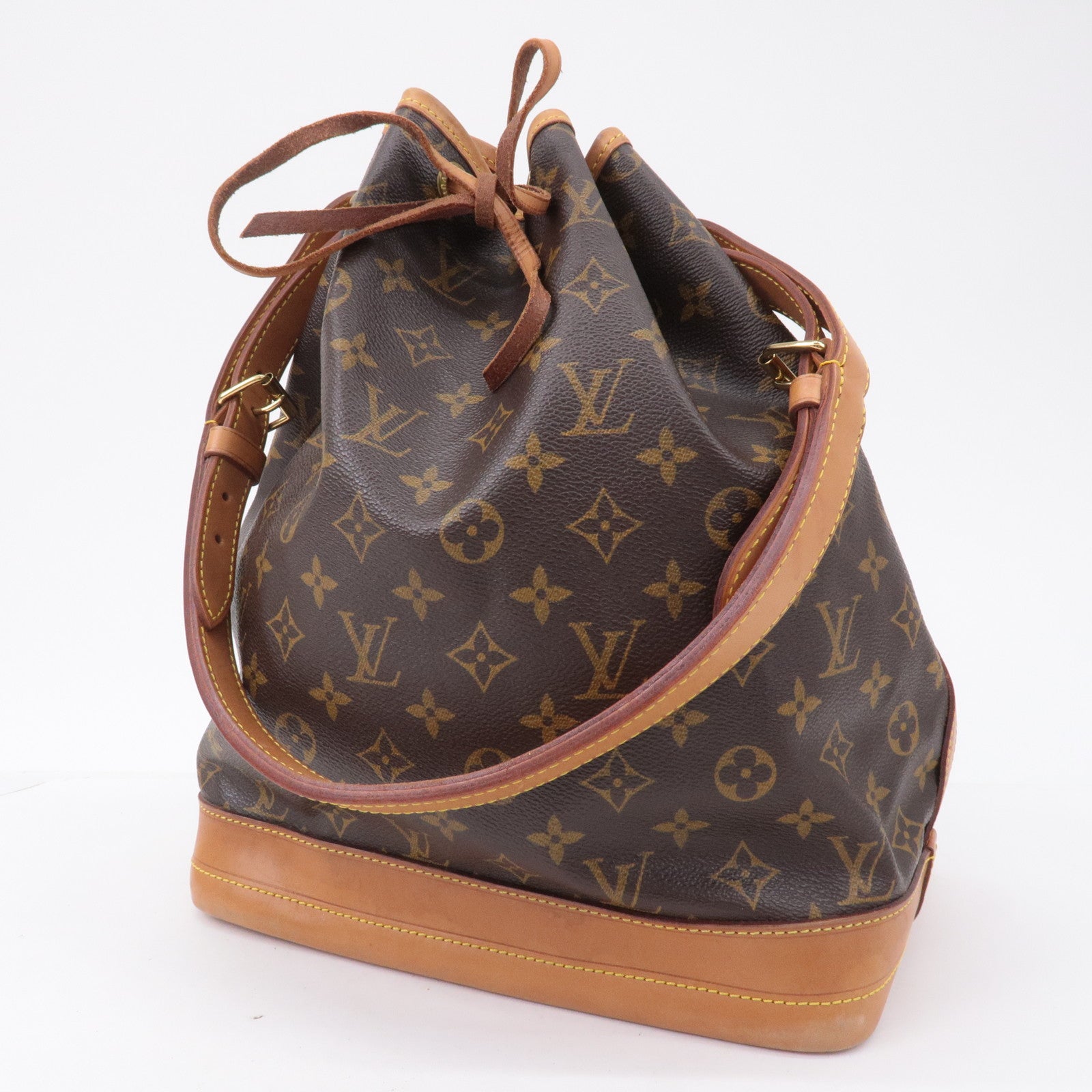 Louis Vuitton Monogram Noe Shoulder Bag Hand Bag Brown M42224