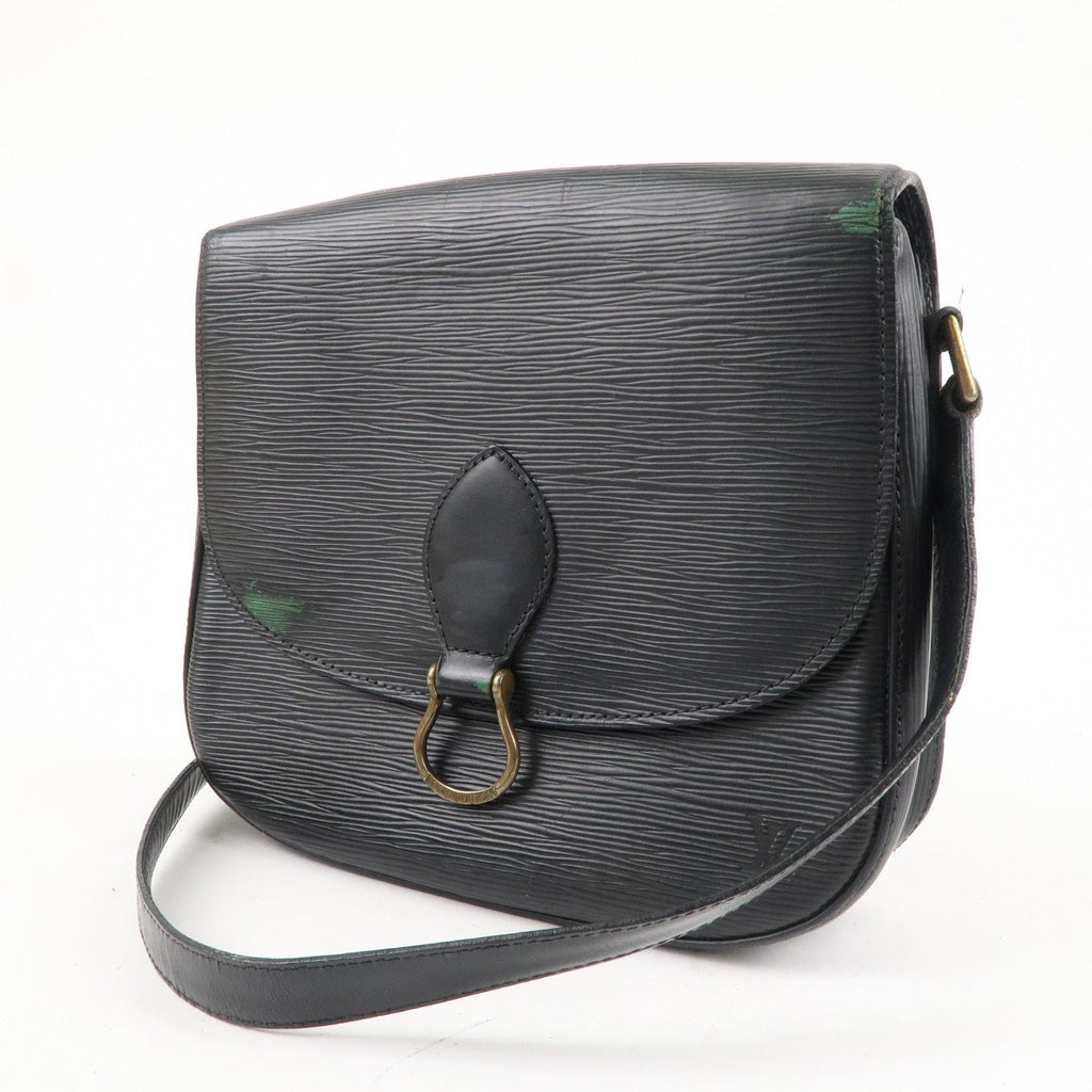 Louis Vuitton Epi Saint Cloud Shoulder Bag Noir Black M52192