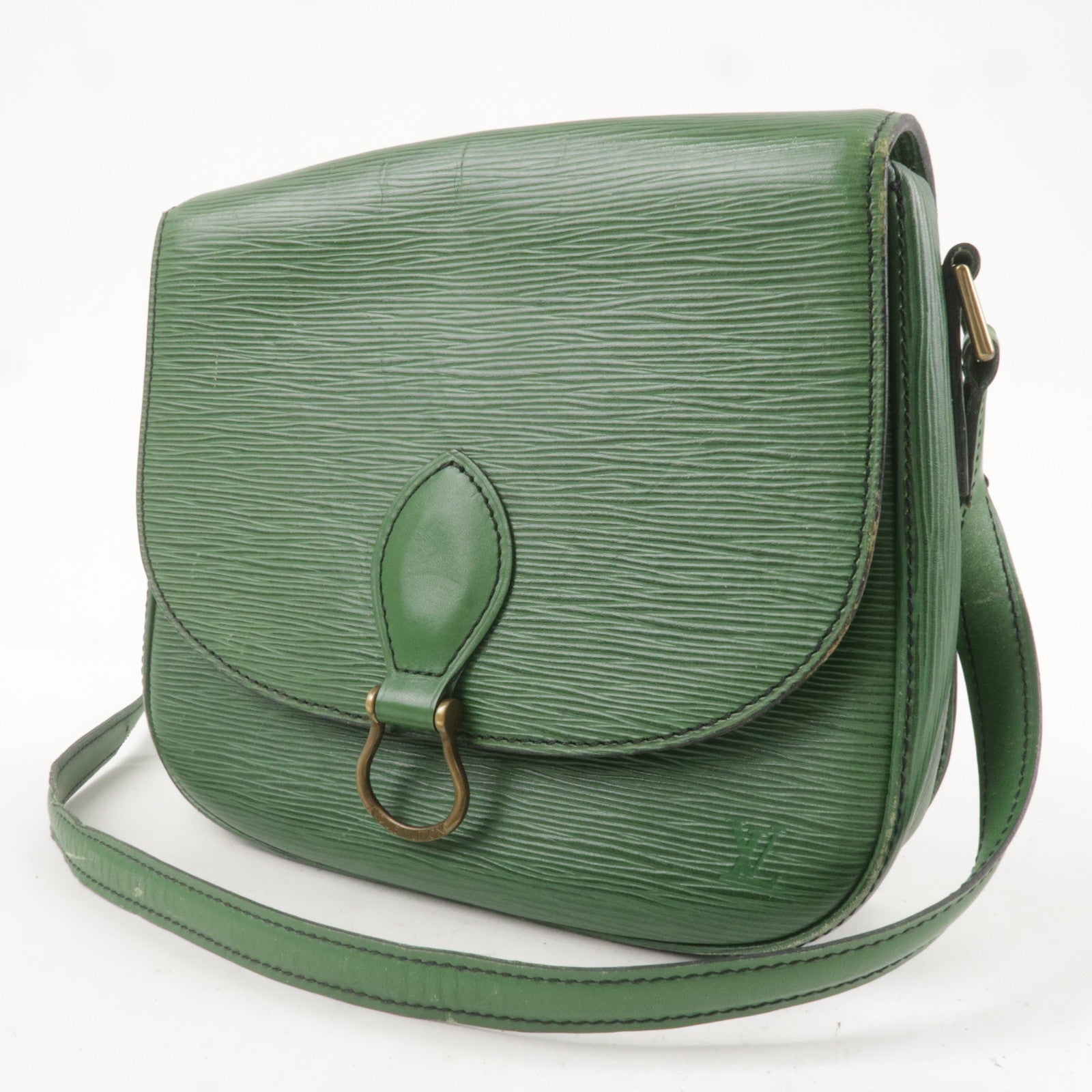 Louis Vuitton Epi Saint Cloud Shoulder Bag Borneo Green M52194