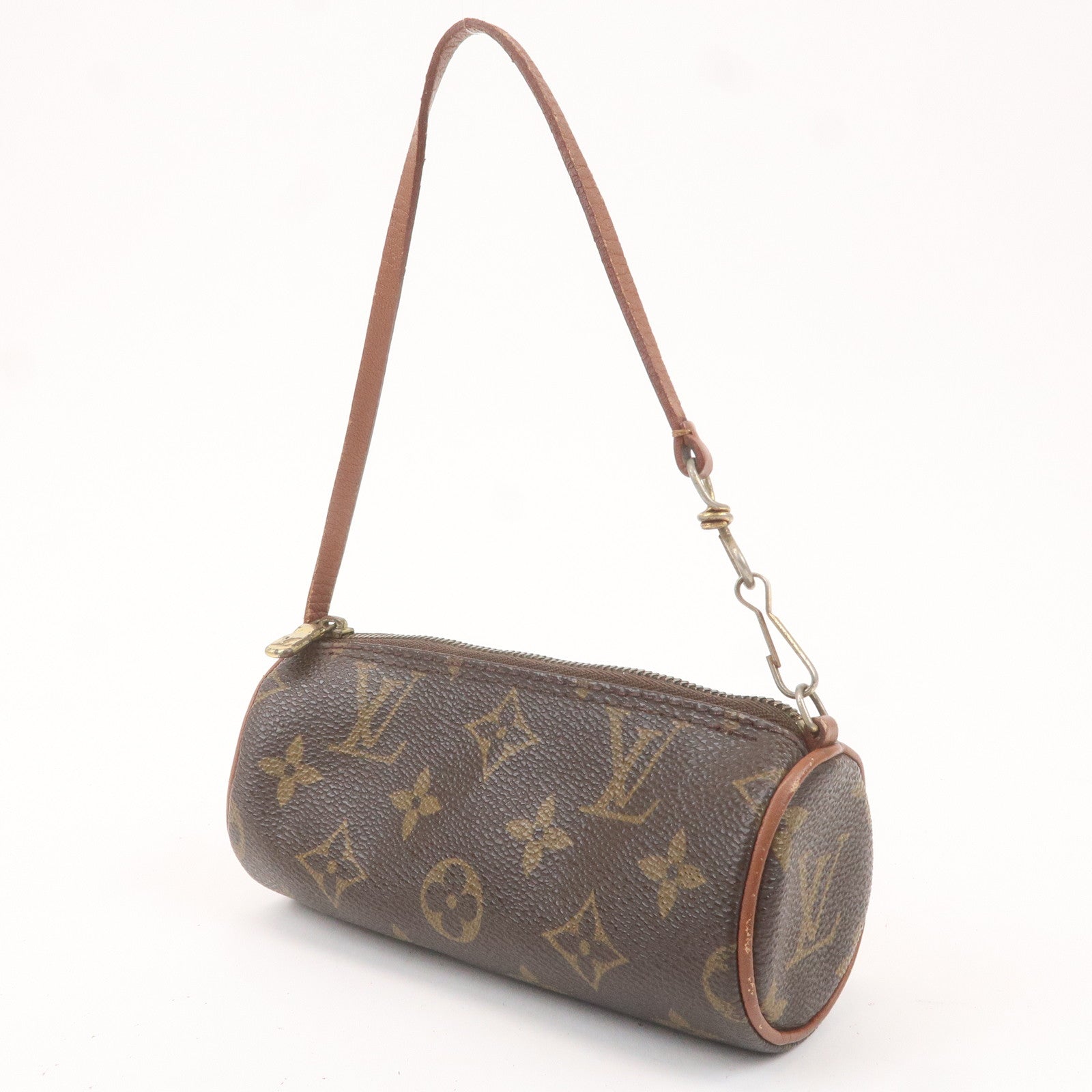 Louis Vuitton Set of 2 Monogram Pouch for Papillon Bag Brown