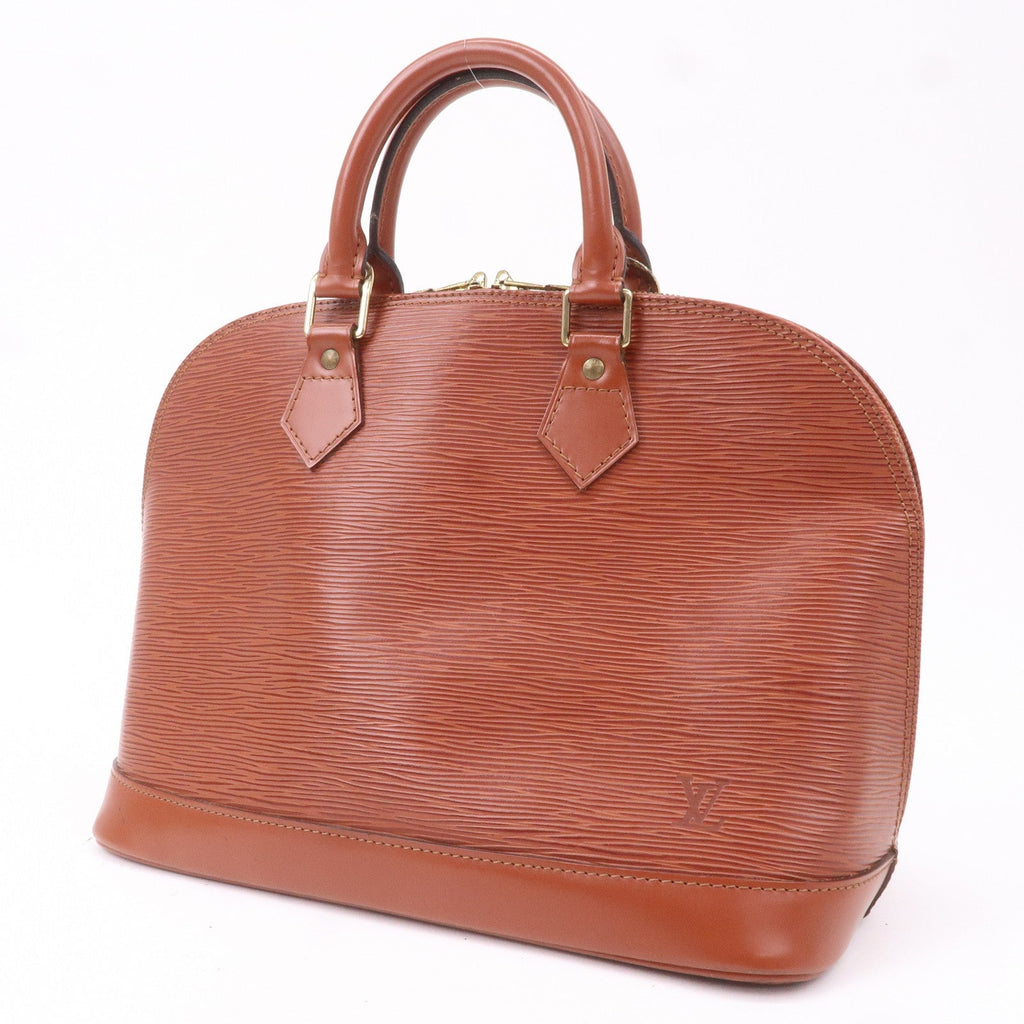 Louis Vuitton Epi Alma Hand Bag Kenya Brown M52143