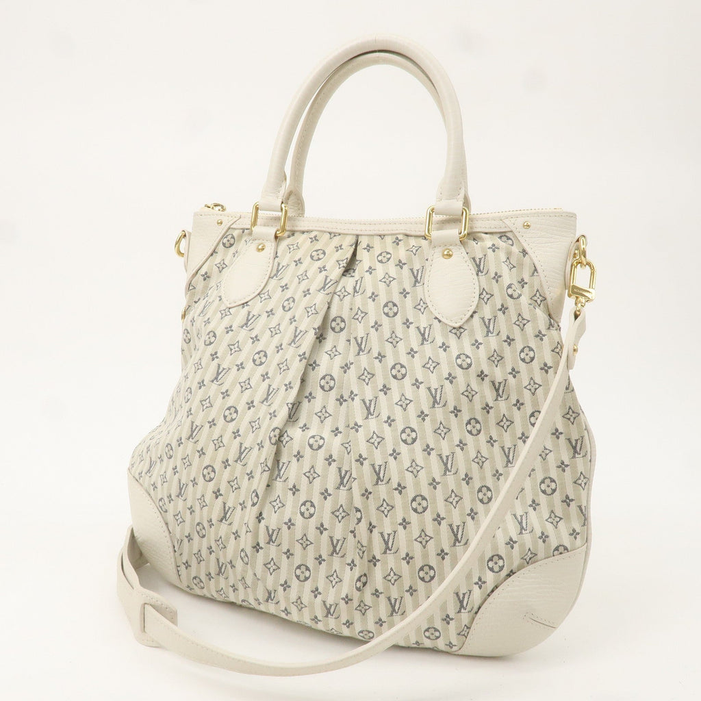 Louis Vuitton Monogram Mini Lin Marina PM 2Way Bag Blue M95495