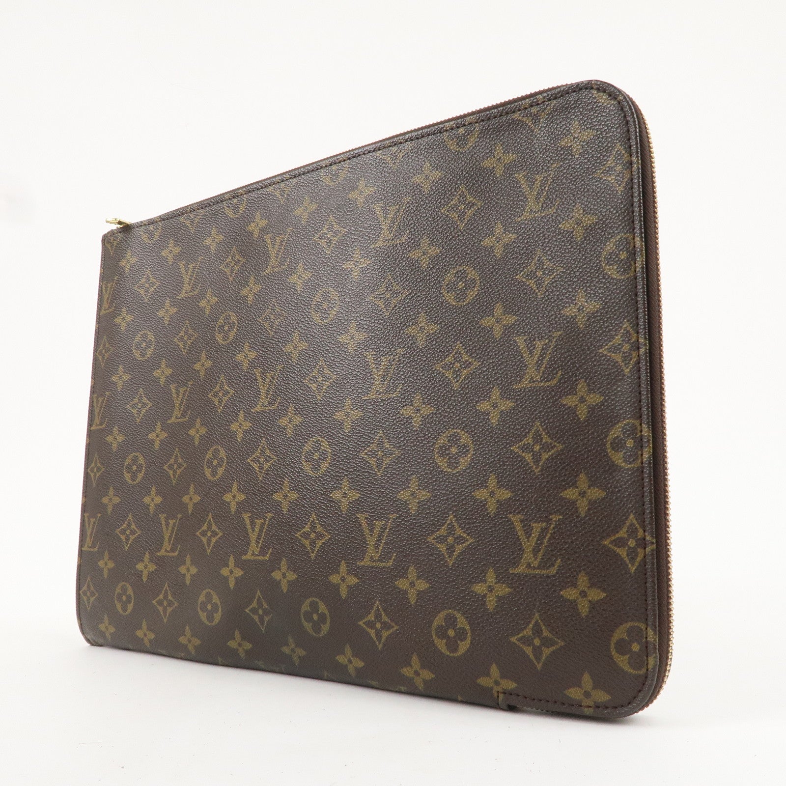 Louis Vuitton Monogram Porte Documents Clutch Bag M53456