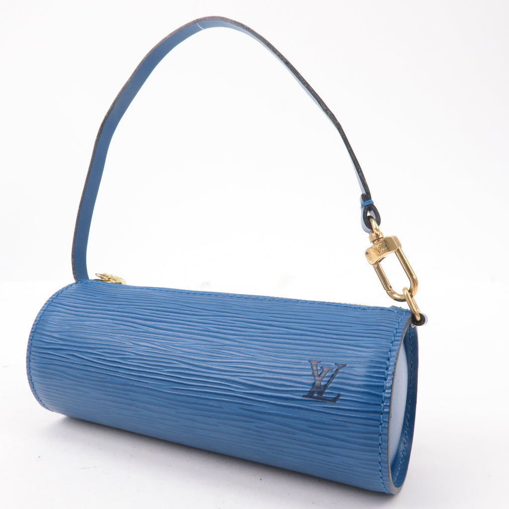 Louis Vuitton Epi Pouch For Soufflot Hand Bag Toledo Blue
