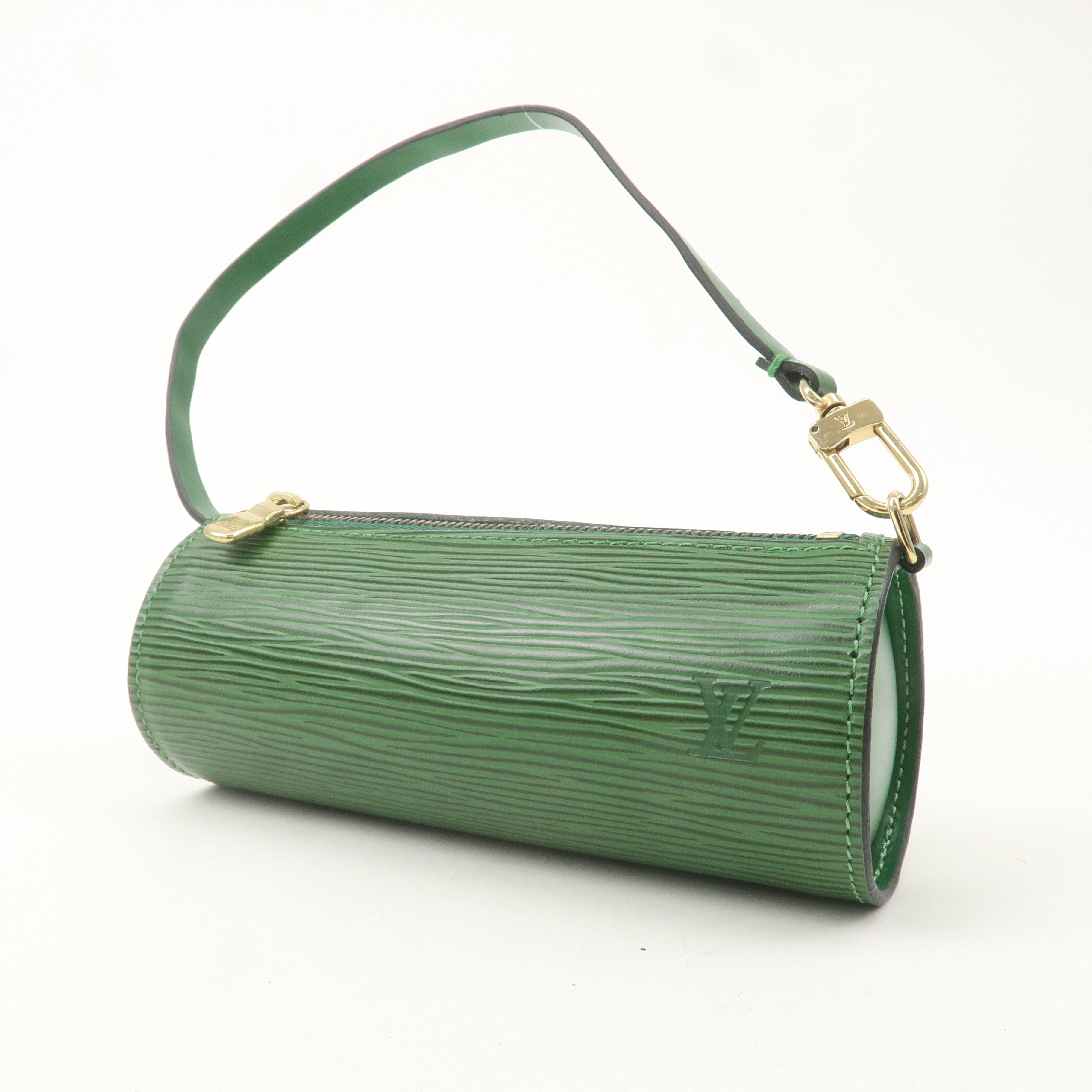Louis Vuitton Epi Mini Pouch For Soufflot Hand Bag Borneo Green F/S