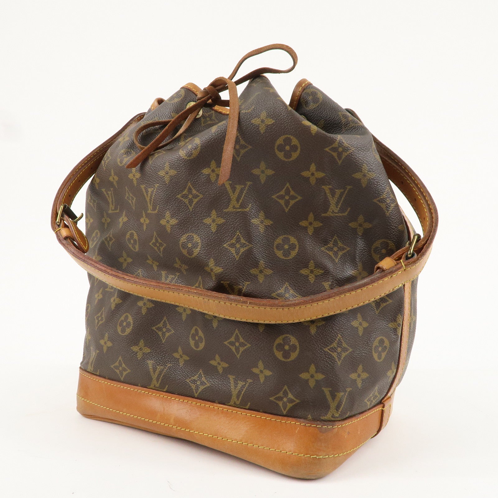 Louis Vuitton Monogram Noe Shoulder Bag Hand Bag Brown M42224