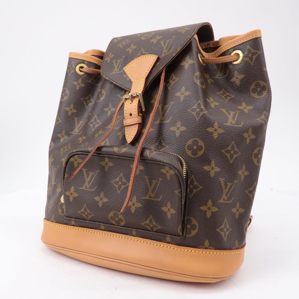 Louis Vuitton Monogram Montsouris MM Back Pack Bag M51136