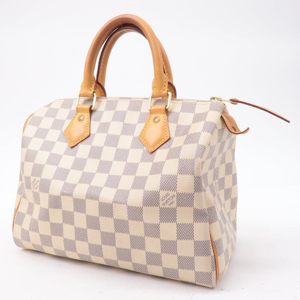 Louis Vuitton Damier Azur Speedy 25 Boston Bag Hand Bag N41371