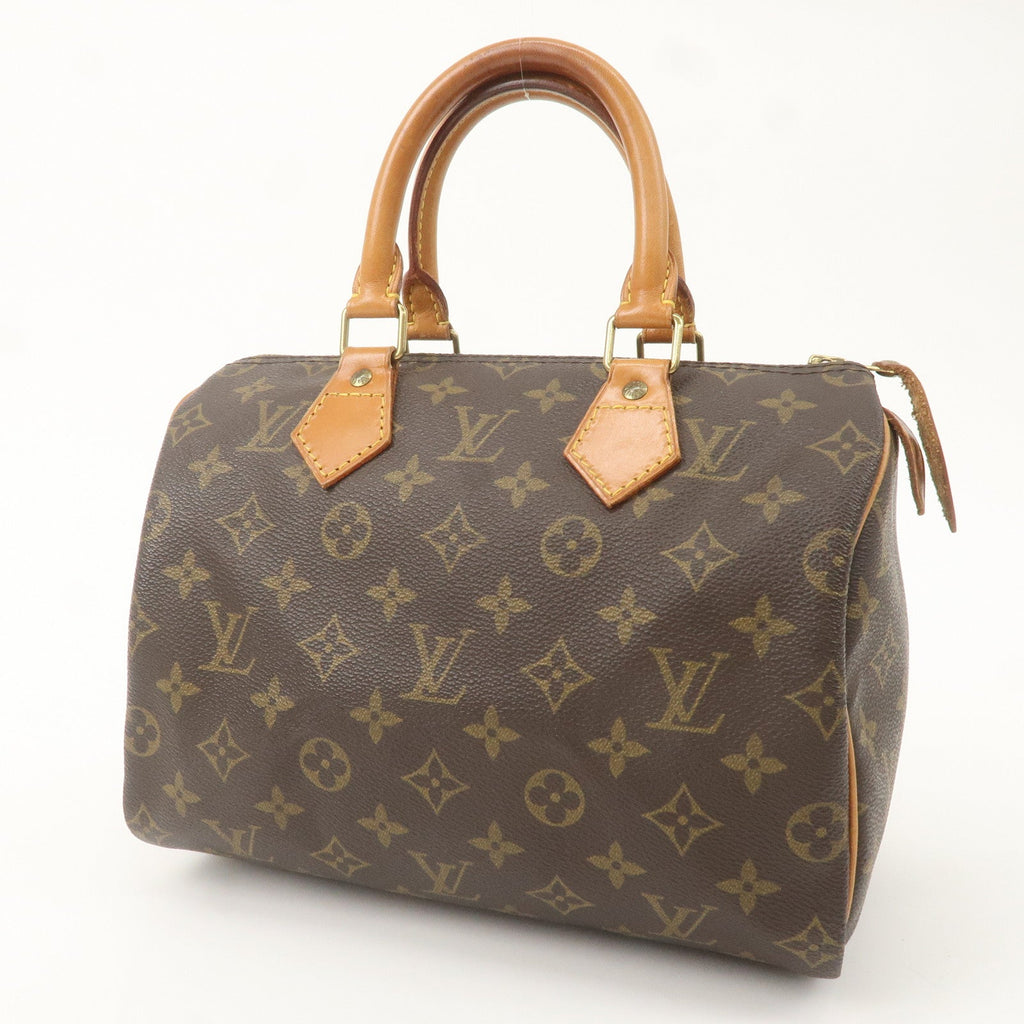 Louis Vuitton Monogram Speedy 25 Hand Bag Boston Bag M41528