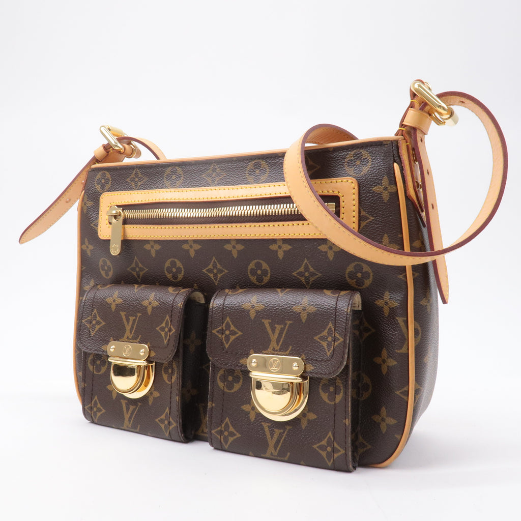 Louis Vuitton Monogram Hudson GM Shoulder Bag M40045