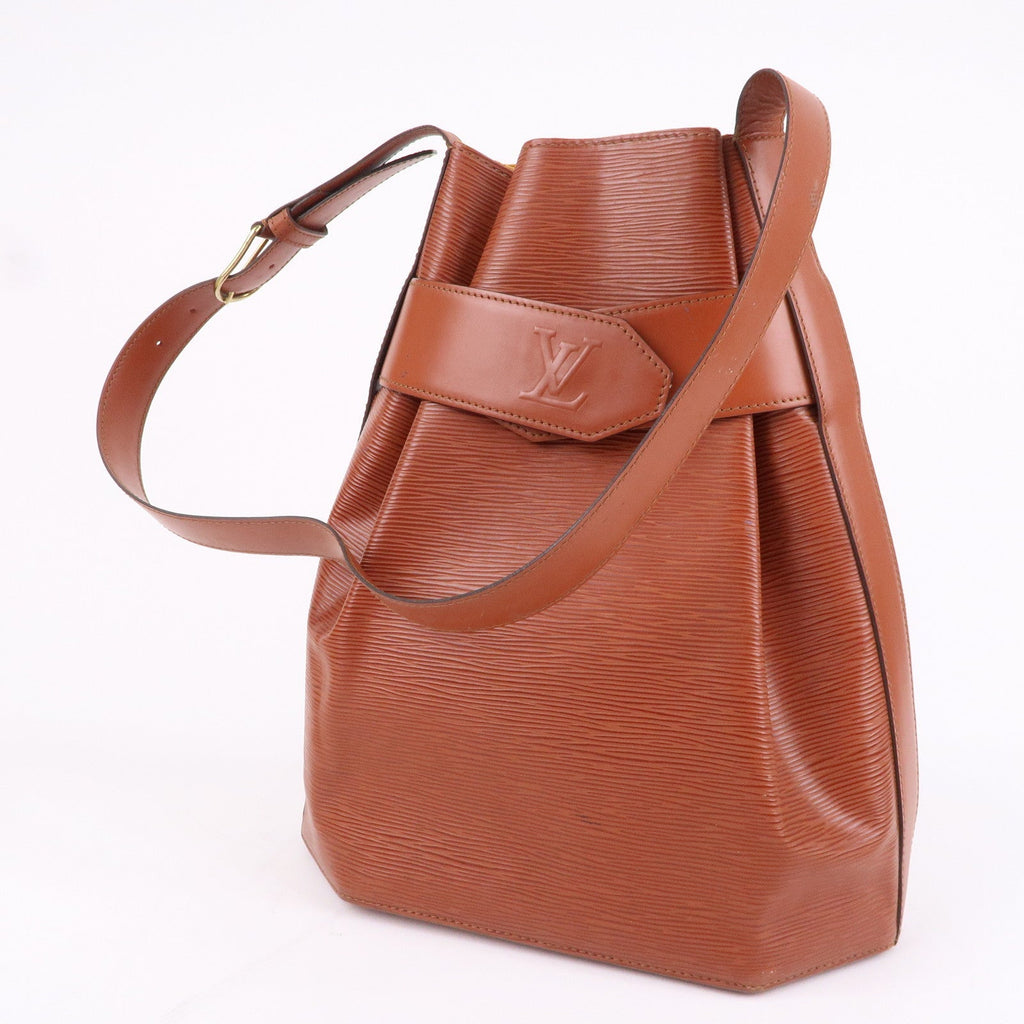 Louis Vuitton Epi Sac D'epaule GM Bucket Bag Kenya Brown M80193