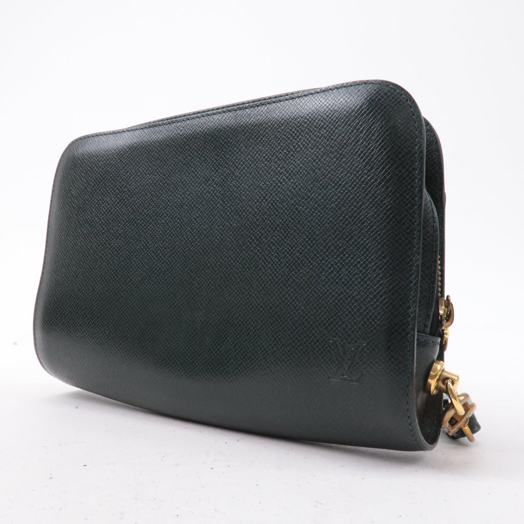 Louis Vuitton Set of 3 Taiga Baikal Clutch Bag Pouch Epicea M30184