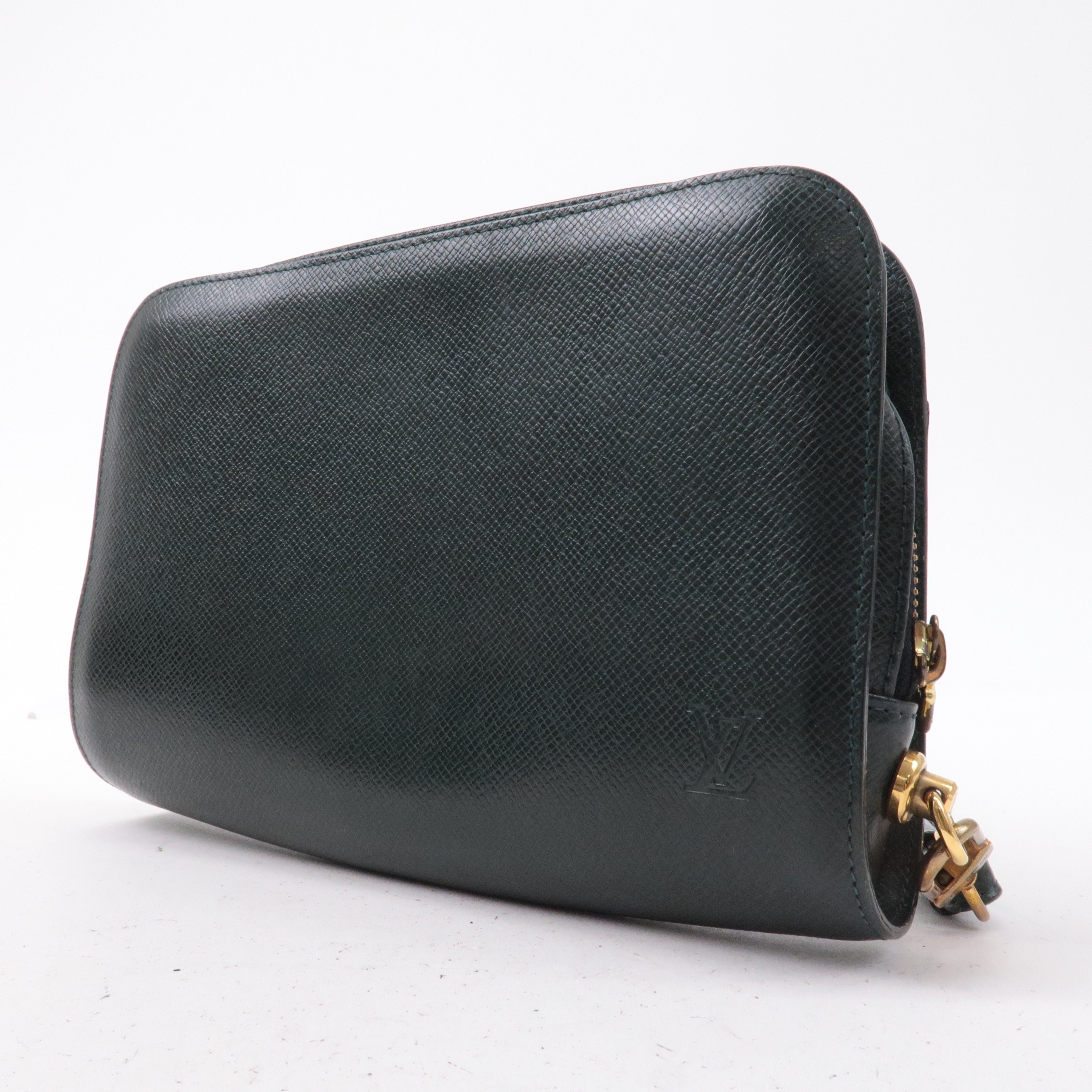 Louis Vuitton Set of 3 Taiga Baikal Clutch Bag Pouch Epicea M30184